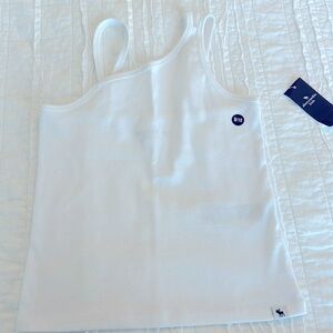 NWT. Abercrombie kids white tank. Size 9/10.